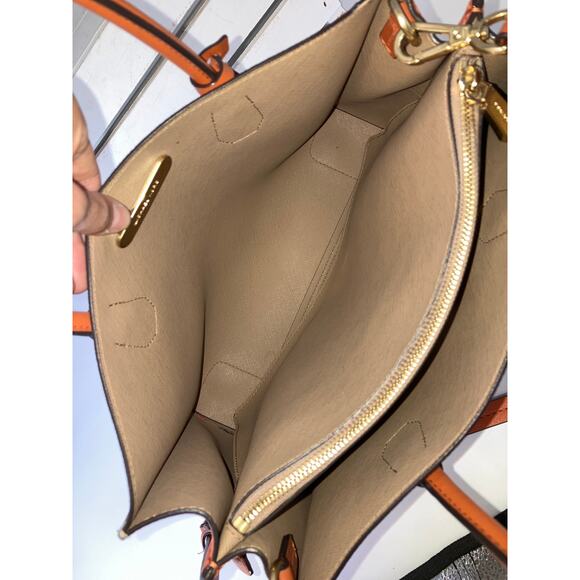 MICHAEL KORS, SIGNATURE PRINT SAFFIANO LEATHER CROSSBODY BAG - Picture 10 of 16